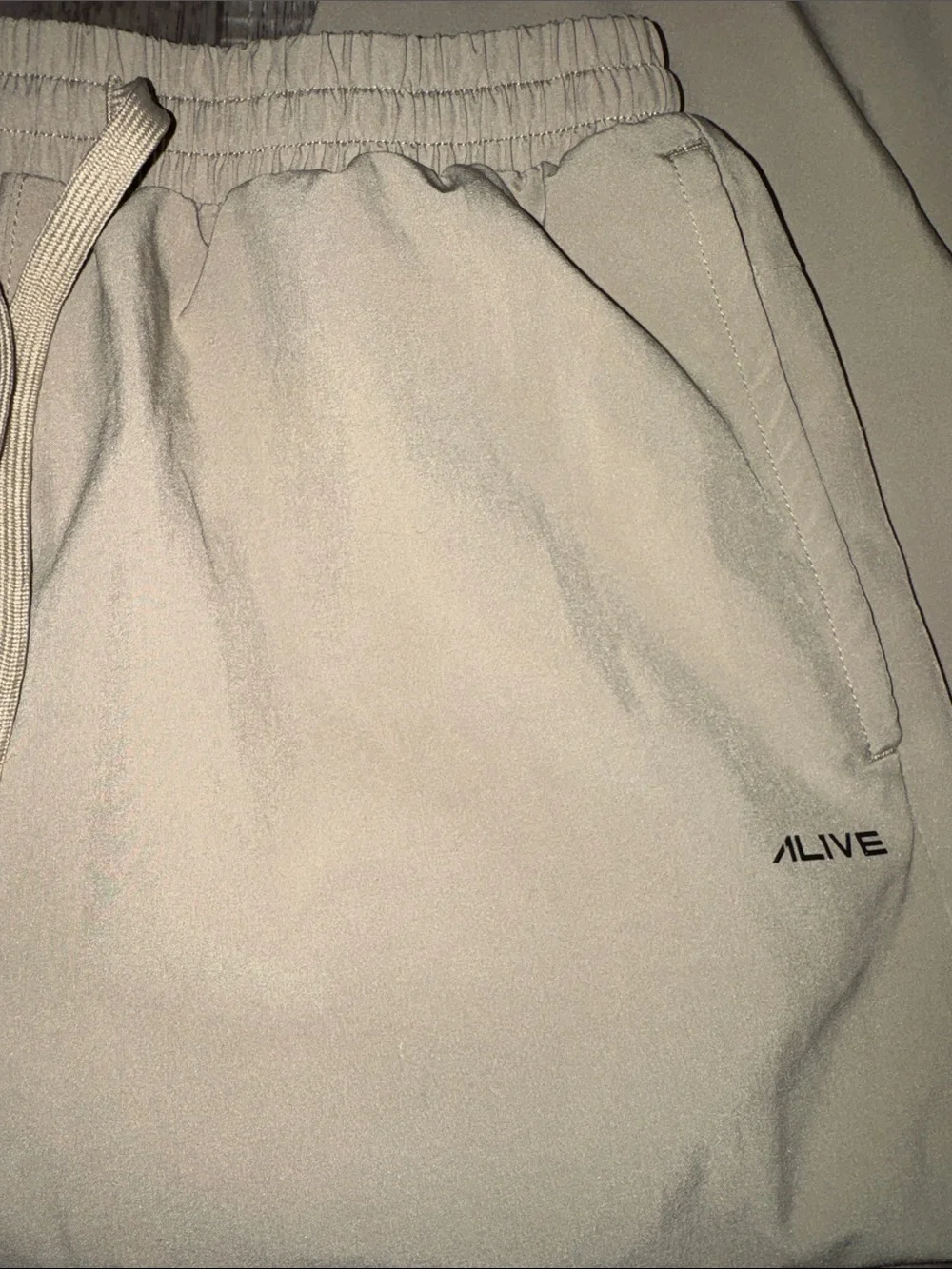 ALIVE Men's Jogger Pants - Casual Elastic Waist Trousers- size Small